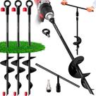 Ground Anchor Tech2Each Heavy Duty 45 cm, pacote com 4 brocas Ground Anchor Tech2Each Heavy Duty 45 cm, pacote com 4 brocas