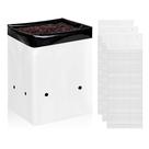Grow Bags iPower 5 galões, pacote com 150 filmes de panda em preto e branco