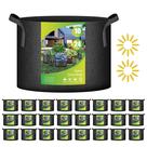 Grow Bags iPower, pacote com 24 litros (10 galões) com alças e etiquetas