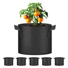 Grow Bags Simple Deluxe 19L, pacote com 5 vasos de plantio de 300 g de tecido