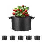 Grow Bags Simple Deluxe 26,5 L, pacote com 5 vasos de 7 galões