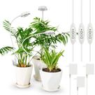Grow Lights SANSI Pot Clip LED Plant Light 10 W, pacote com 3 unidades, branco