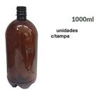 Growler Ambar Pet 1 Litro Kit C 16 Unidades Envio Imediato