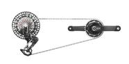 Grupo Sram XX Sl Eagle Axs T-Type Com Potência 175mm 34T Grupo Sram XX Sl Eagle Axs T-Type Com Potência 175mm 34T