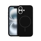 Gshield Capa case capinha Silicon Liquid Magsafe compatível com para iPhone 16 Plus Preta
