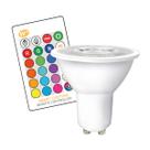 Gu10 led 3,5w rgb 127/220v - com controle remoto luminatti