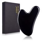Gua Sha Facial FUANKANG - Pedra de Obsidiana Preta