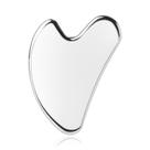 Gua Sha Facial Tools BTYMS em aço inoxidável em forma de coração