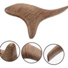 Gua Sha Massageador Madeira 3 Pontas Acupuntura Reflexologia