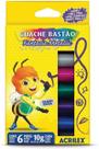 Guache bastao metallic 6 cores - acrilex Guache bastao metallic 6 cores - acrilex