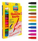 Guache Em Bastão 12 Cores Vivas Retrátil Não Faz Sujeira Lavável Estilo Canetinha Bastão Longo Guache Em Bastão 12 Cores Vivas Retrátil Não Faz Sujeira Lavável Estilo Canetinha Bastão Longo
