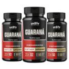 Guaraná Suplemento Alimentar 60 Capsulas Kit com 3 Unilife