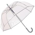 Guarda Chuva Automático Com Cabo Curvo Sombrinha Transparente Fazzoletti