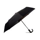 Guarda Chuva Automático Preto Retrátil (Médio Cabo Curvo) - ELITE