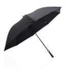 Guarda Chuva Automático Preto Tecido Duplo Grande Reforçado