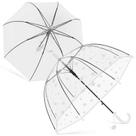 Guarda-chuva Bubble Fabbay Star Kids transparente para crianças x2