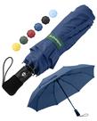 Guarda-chuva Chakipee Travel Compact à prova de vento, 97 cm de extensão, azul marinho