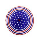 Guarda-chuva chinês Bestage 33 Bandeira americana de seda e bambu Guarda-chuva chinês Bestage 33 Bandeira americana de seda e bambu