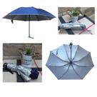 Guarda Chuva Compacto com Bolsinha Plástica: Sombrinha Dobrável 8 Varetas com Proteção Solar UV