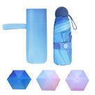 Guarda-chuva compacto de viagem para sol e chuva TIME LOVER (azul)