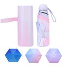 Guarda-chuva compacto de viagem para sol e chuva TIME LOVER (roxo)