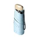 Guarda-chuva De Bolso Mini Com Proteção UV, Sombrinha Portátil Dobrável Em Vinil