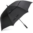 Guarda-chuva de golfe G4Free Automatic Open 157 cm impermeável preto Guarda-chuva de golfe G4Free Automatic Open 157 cm impermeável preto