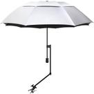 Guarda-chuva de praia XLINGZA UPF 50+ com braçadeira ajustável portátil