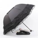 Guarda-chuva De Renda Feminino Dobrável, Resistente Ao Vento, Anti-UV, Proteção Solar Para Viagem,