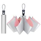 Guarda-chuva de viagem Cuby UV Sun Compact Dobrável Rosa para Mulheres Guarda-chuva de viagem Cuby UV Sun Compact Dobrável Rosa para Mulheres