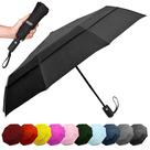 Guarda-chuva de viagem EEZ-Y resistente ao vento com botão de abertura e fechamento Guarda-chuva de viagem EEZ-Y resistente ao vento com botão de abertura e fechamento