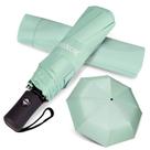 Guarda-chuva de viagem Shinok Compact Folding Sun Green para mulheres