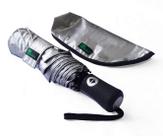 Guarda-chuva de viagem umenice UPF 50+ UV Protection (preto)