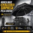 Guarda-Chuva Dobrável Compacto Preto Leve, Portátil e Impermeável