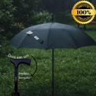 Guarda-Chuva Enorme Modelo Bengala Abertura Automática Cabo Reforçado Arsoa 84cm