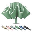 Guarda-chuva Fogkey Compact Travel Reverse Folding Green