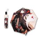 Guarda-chuva Genshin Impact Hutao Anime à prova de vento à prova de vento à prova d'água Guarda-chuva Genshin Impact Hutao Anime à prova de vento à prova de vento à prova d'água
