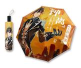 Guarda-chuva Genshins Impacts Zhonglis Anime Windproof 100cm