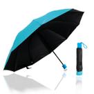 Guarda Chuva Grande Reforçado Cabe Na Bolsa Colorido Liso Sombrinha Com Proteção Solar BLACKOUT Guarda Chuva Grande Reforçado Cabe Na Bolsa Colorido Liso Sombrinha Com Proteção Solar BLACKOUT