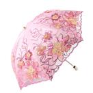 Guarda-chuva Honeystore Wedding Lace Sun UV Parasol 1812 rosa