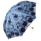 Guarda-chuva Honeystore Wedding Lace Sun UV Parasol Blue Guarda-chuva Honeystore Wedding Lace Sun UV Parasol Blue