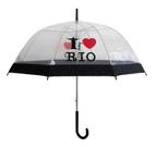Guarda Chuva I Love Rio Transparente 883