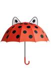 Guarda-chuva Infantil Bichinhos Automatico Apito VERMELHO