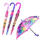Guarda Chuva Infantil Estampas Sortidas Menina + Apito: Abertura Automática