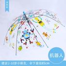 Guarda chuva infantil - transparente estampado automático