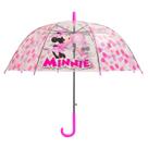 Guarda chuva infantil transparente minnie pink - disney
