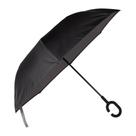 Guarda-Chuva Invertido Mor Preto e Cinza