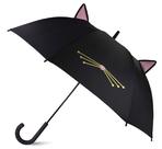Guarda-chuva kate spade new york leve com design de gato preto