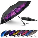 Guarda-chuva LLANxiry Windproof Travel 10 Ribs Automatic Purple Guarda-chuva LLANxiry Windproof Travel 10 Ribs Automatic Purple