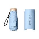 Guarda-chuva Mini Ultra Leve Para Mulheres, Dobrável Em Cinco Partes, À Prova De Sol E Chuva, Anti